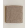 Gebreid deken - Blanket dora sand  (Geboortelijst Rocco C.)